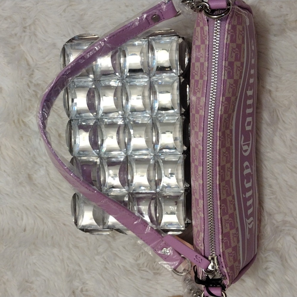 Juicy Couture Violet Tulle Shoulder Bag ✨ 🆕 - Picture 10 of 12